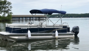 avalon tritoon 150 hp boat