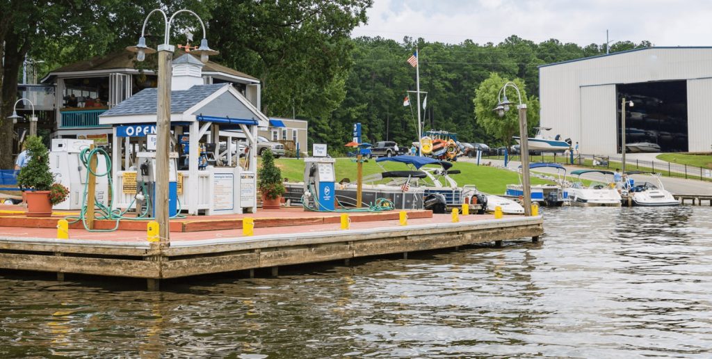 Eaton Ferry Marina on Lake Gaston