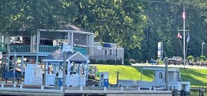 fuel docks on Lake Gaston